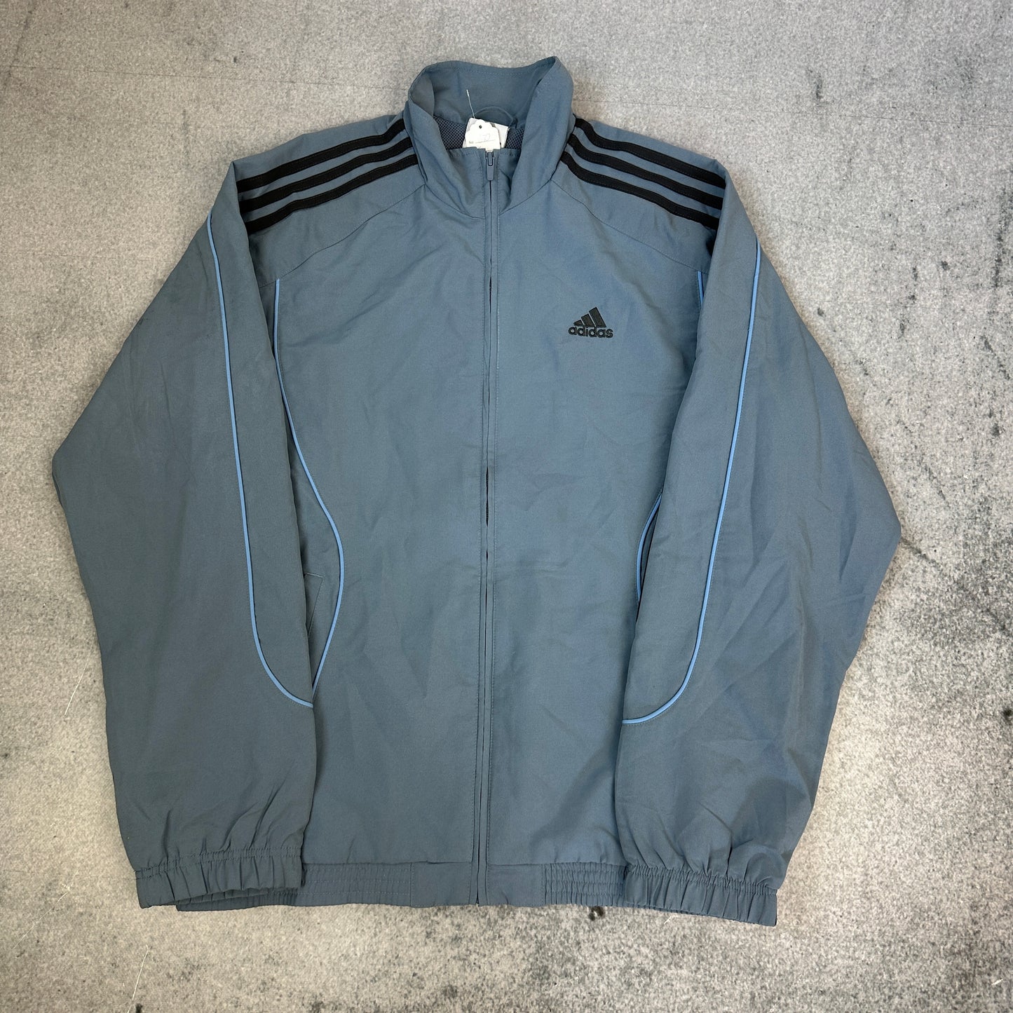 Vintage Adidas Trainingsjacke Blau (L)