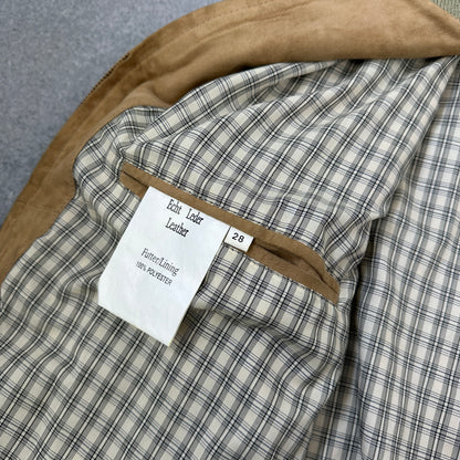 Van Johnson Velour Lederjacke Braun (28)