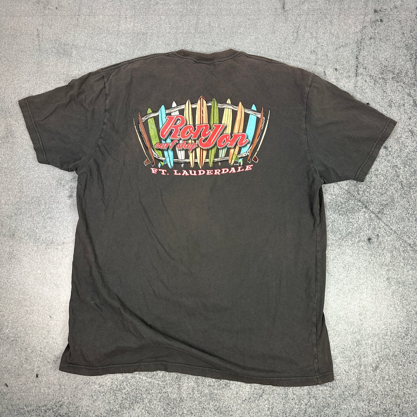 Vintage Ron Jon Surf Shop T-Shirt Braun (XXL)