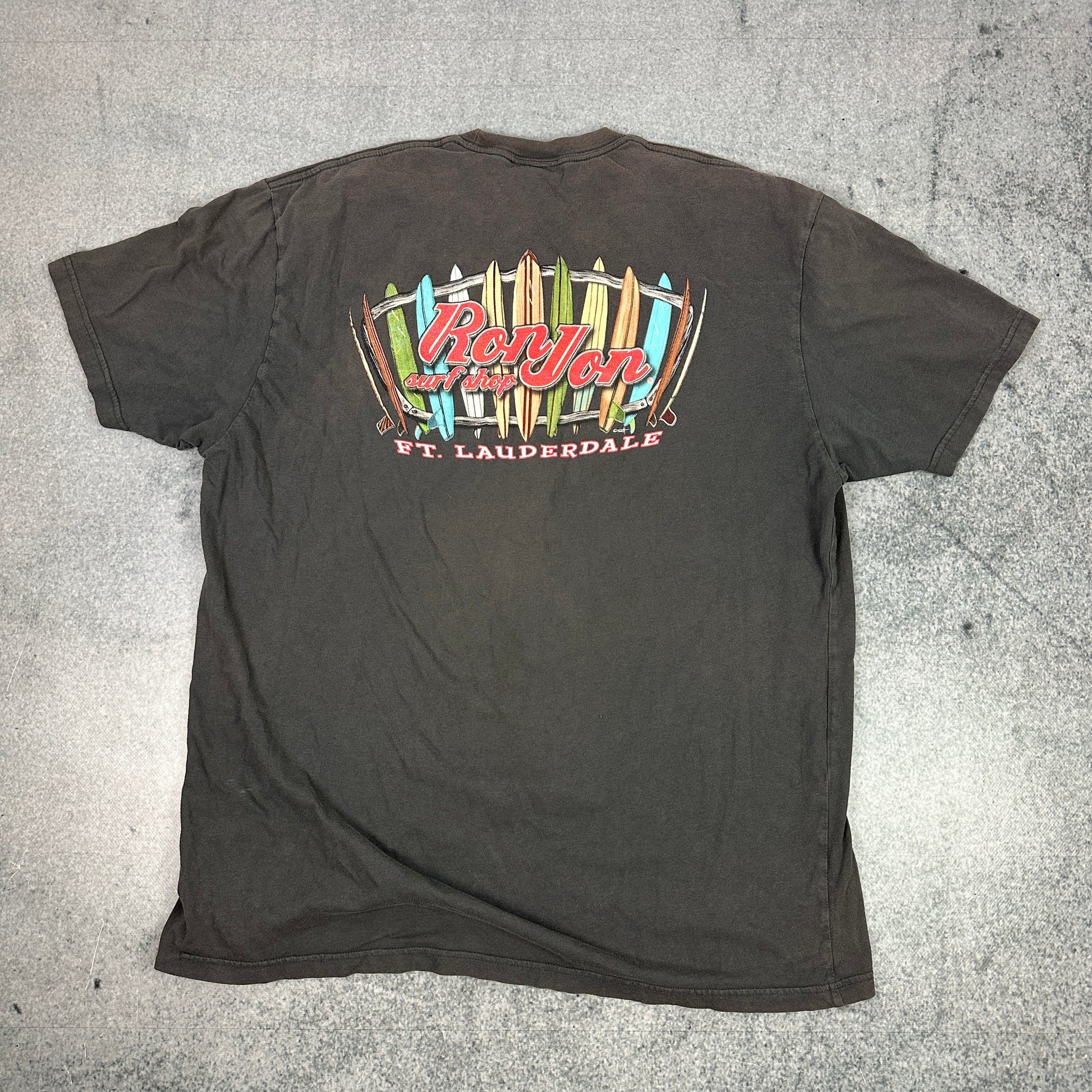 Vintage Ron Jon Surf Shop T-Shirt Braun (XXL)