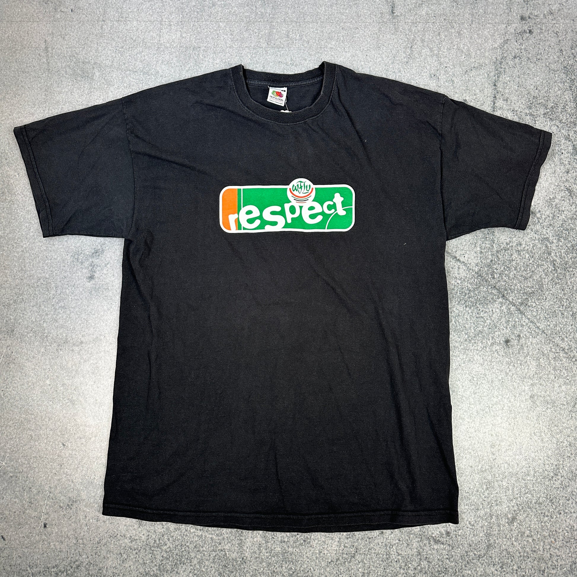 Fruit Of The Loom Respect T-Shirt Schwarz (XL)