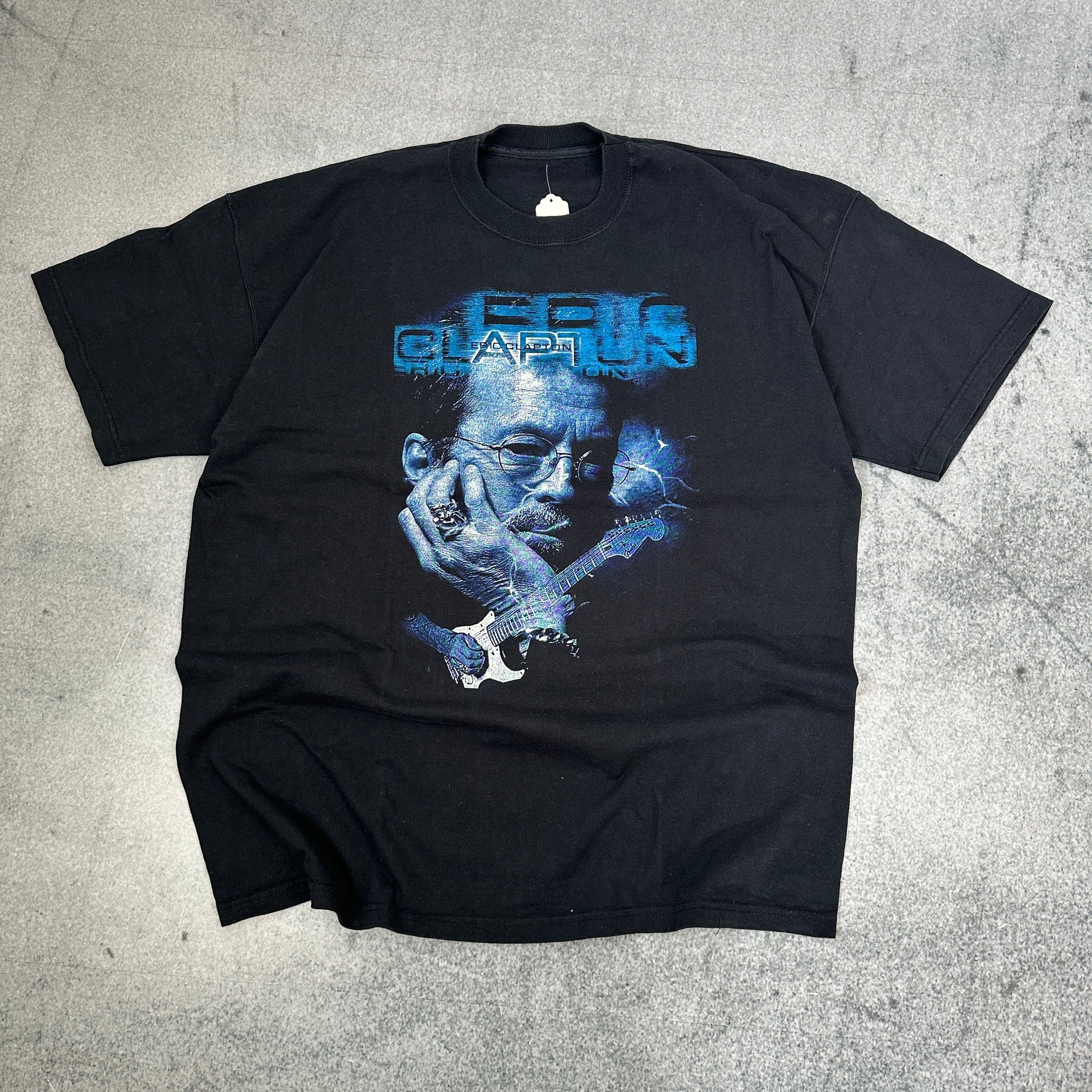 Vintage Eric Clapton 1998 World Tour T-shirt Schwarz (XL)