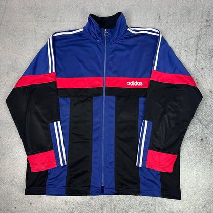 80s/90s Adidas Trainingsjacke Blau (XL)