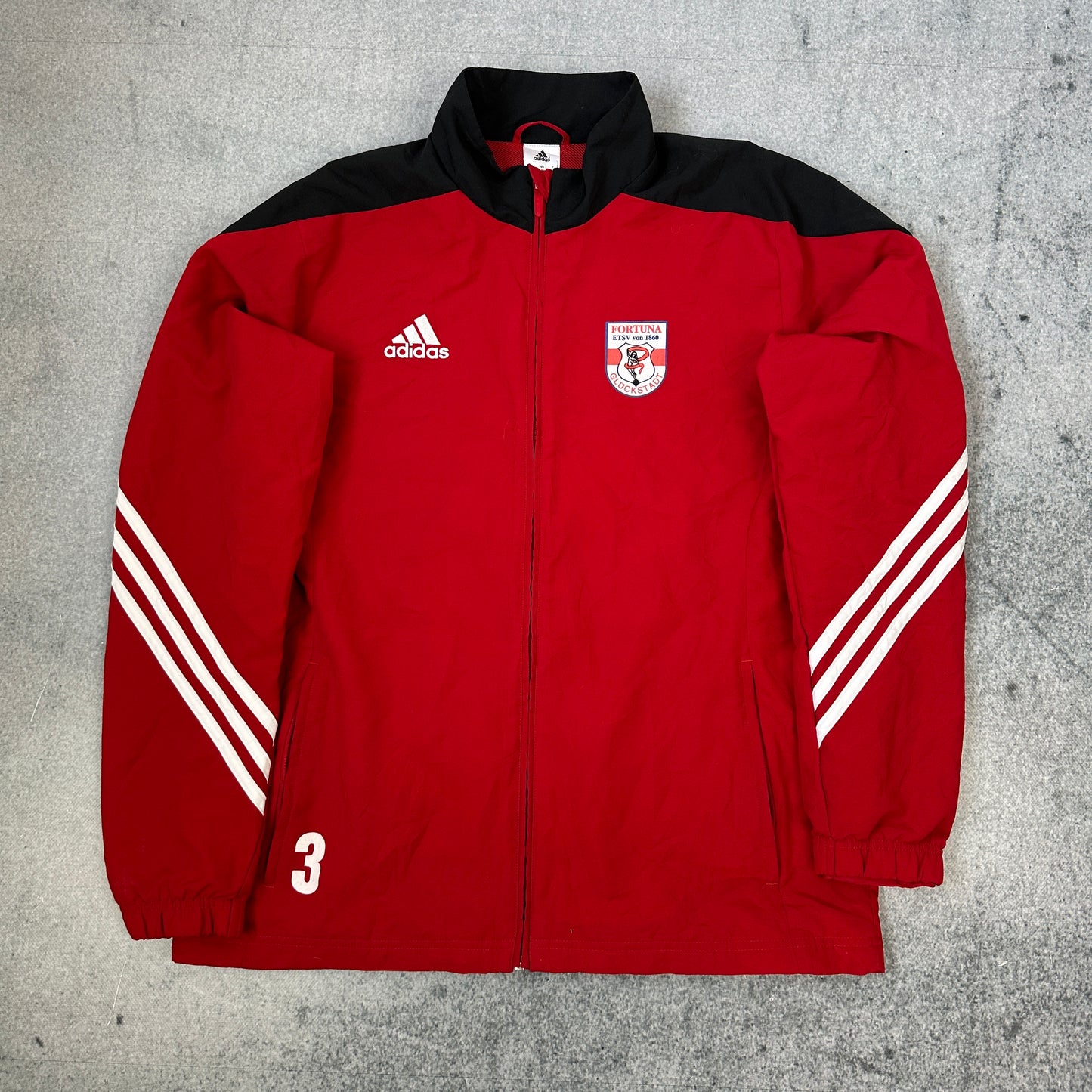 Adidas ETSV Fortuna Glückstadt Trainingsjacke Rot (L)