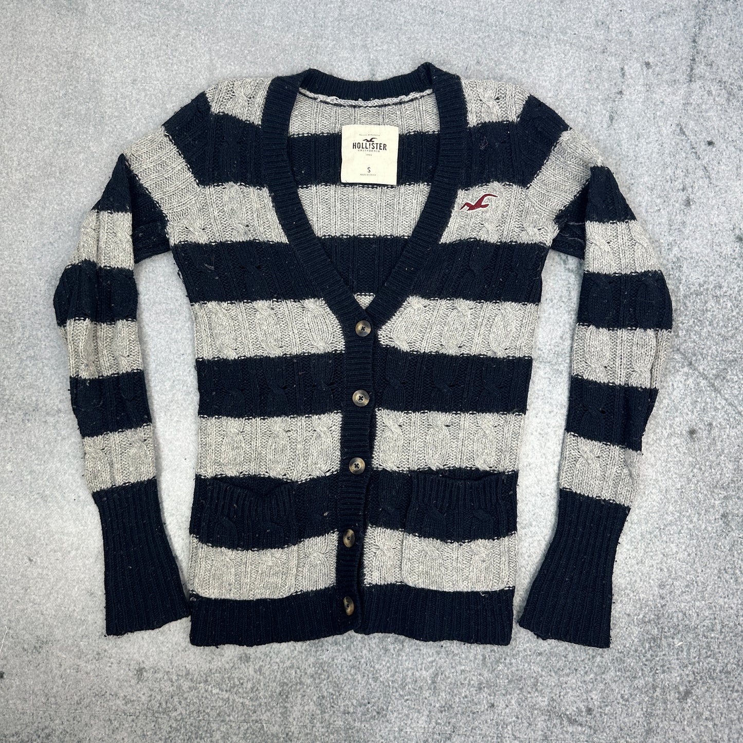 Hollister Cardigan Schwarz (S)