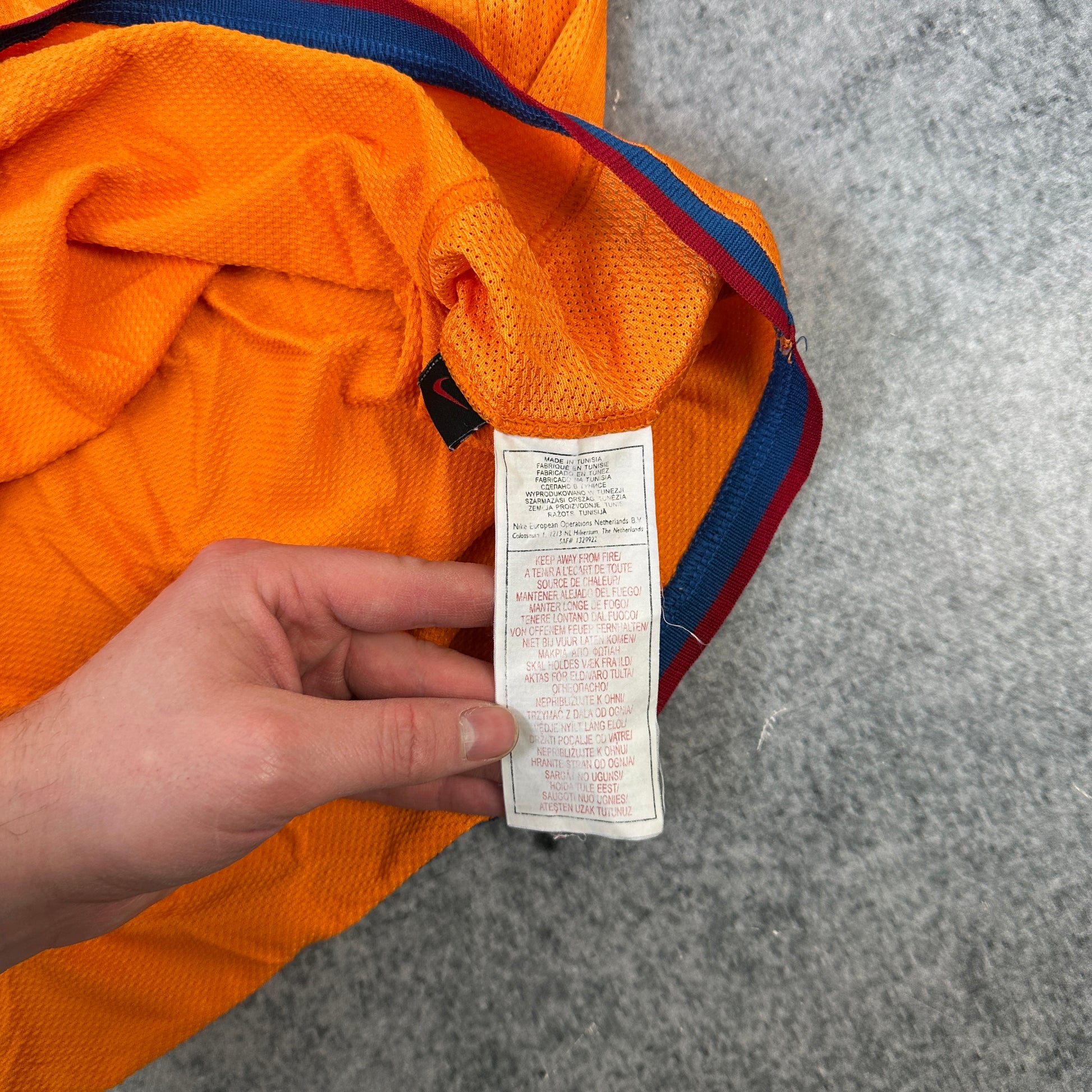 Nike FC Barcelona Trikot 2007-2008 Ronaldinho Orange (M)