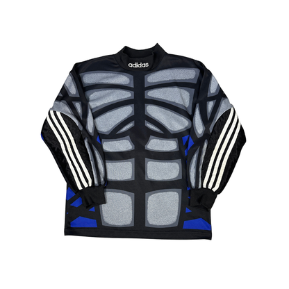 90er Adidas Torwarttrikot "Terminator" Trikot Schwarz (XS)