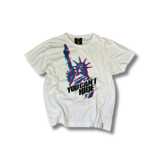 Vintage Fishbone T-Shirt Weiß (L)
