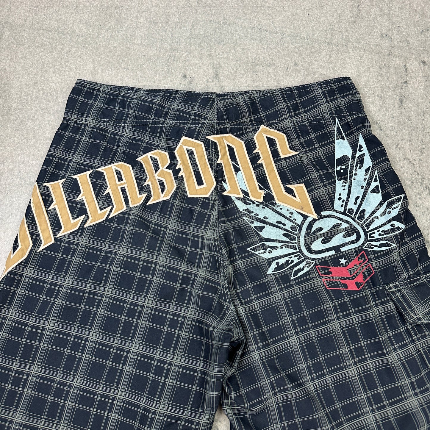 Y2K Billabong Shorts Blau (34)
