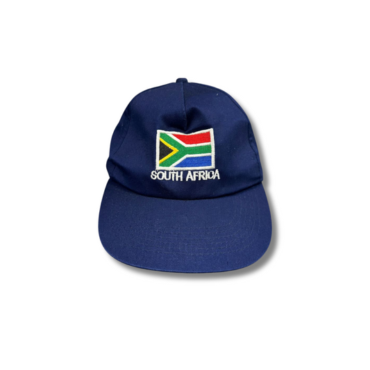 Vintage South Africa Cap Blau