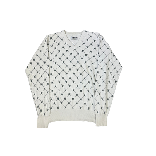 Fishbone Sweater Weiß (L)