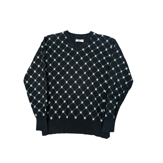 Fishbone Sweater Schwarz (L)