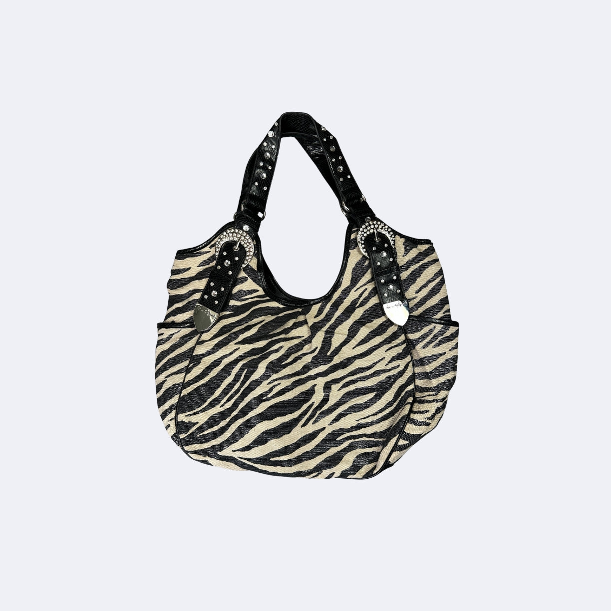 Y2K Zebra Print Handtasche