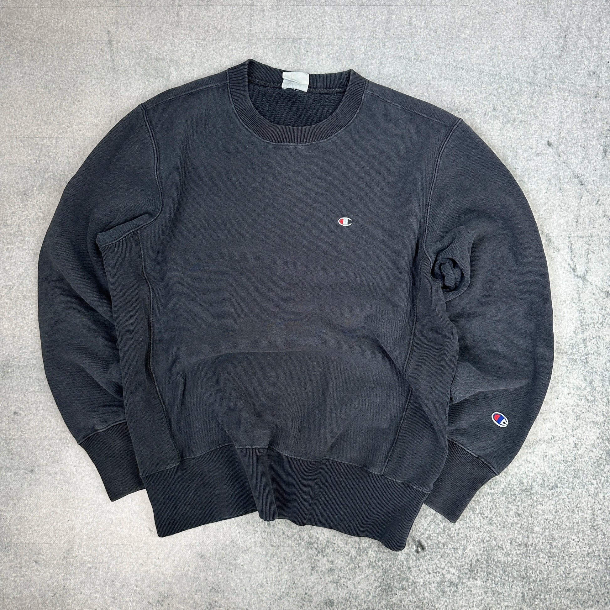 Vintage Champion Champion Sweatshirt Schwarz (L)
