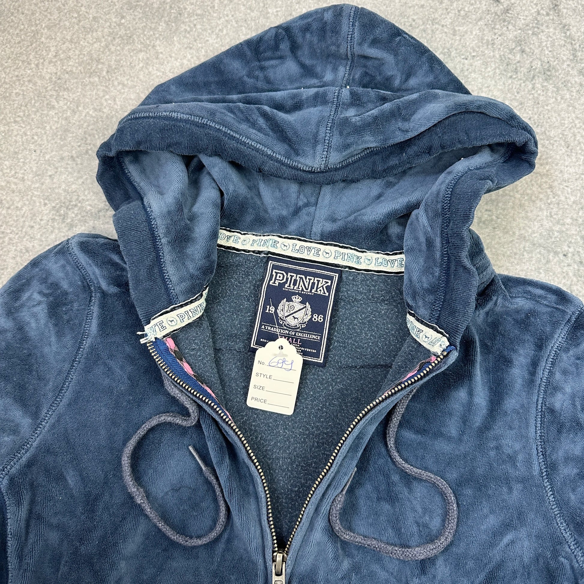 Vintage Pink By Victoria’s Secret Victoria’s Secret PINK Hoodie Blau (S)