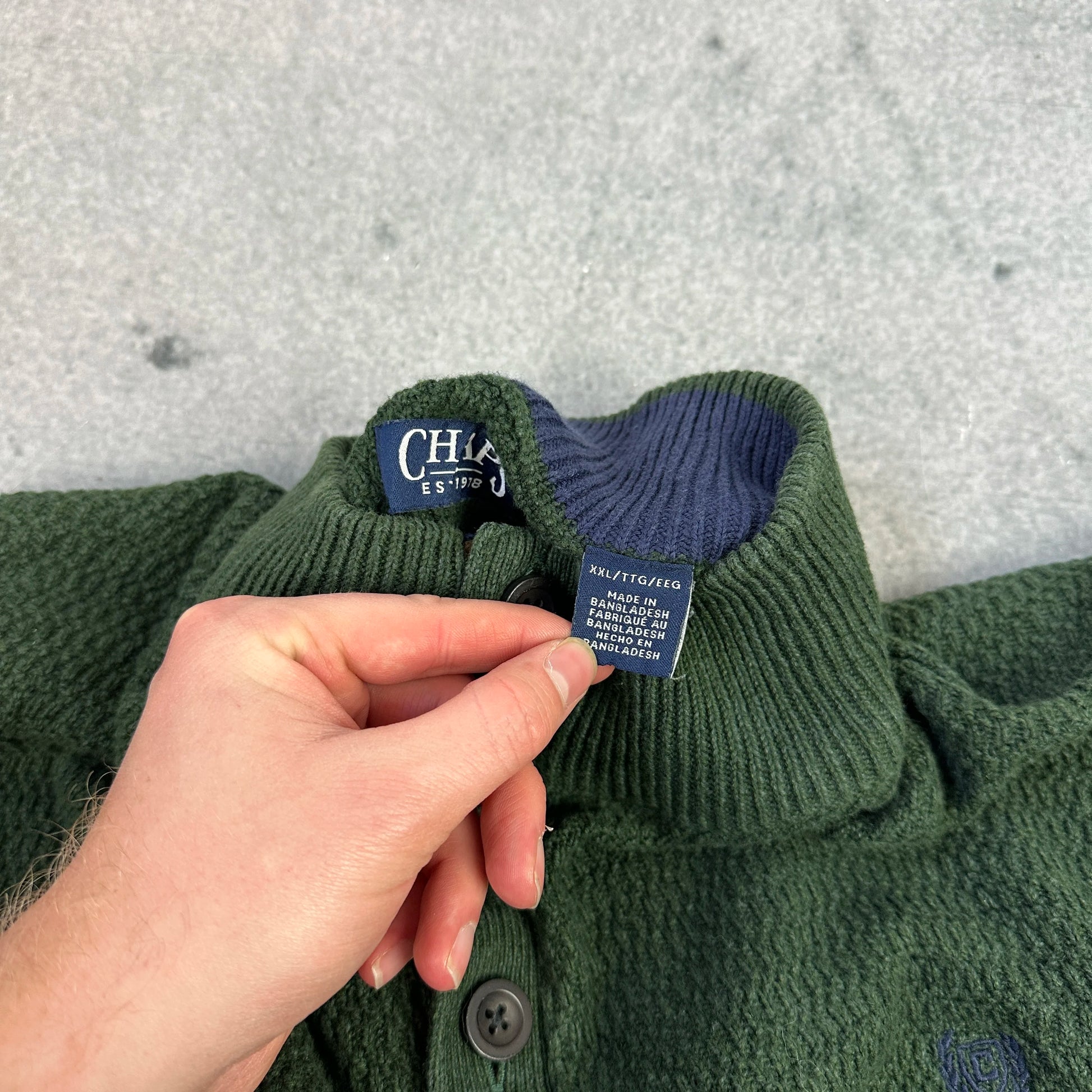 Vintage Chaps Strickpullover Grün (XXL)