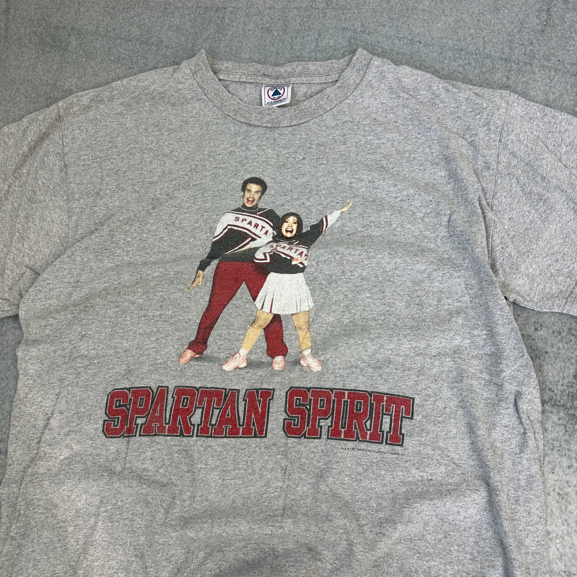 Vintage Delta Spartan Spirit Cheerleader T-shirt Grau (L)