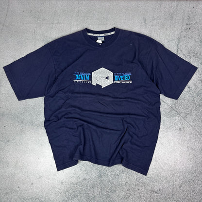 Vintage Southpole Southpole Denim / Streetwear Graphic T-Shirt Marineblau (XL)