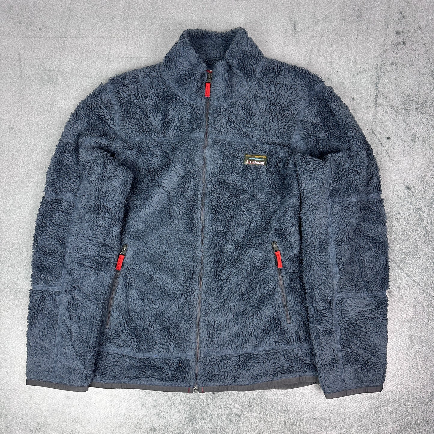 Vintage L.L.Bean Fleecejacke Grau (L)