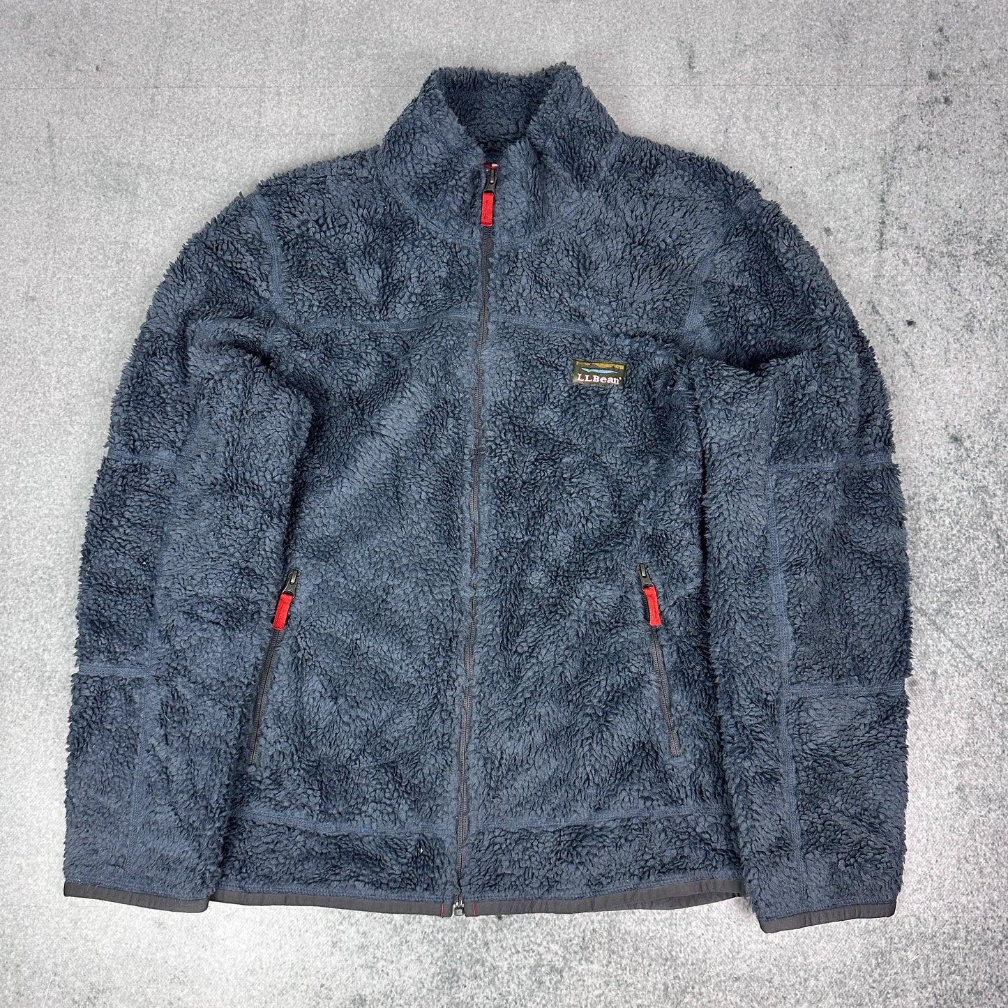 Vintage L.L.Bean Fleecejacke Grau (L)