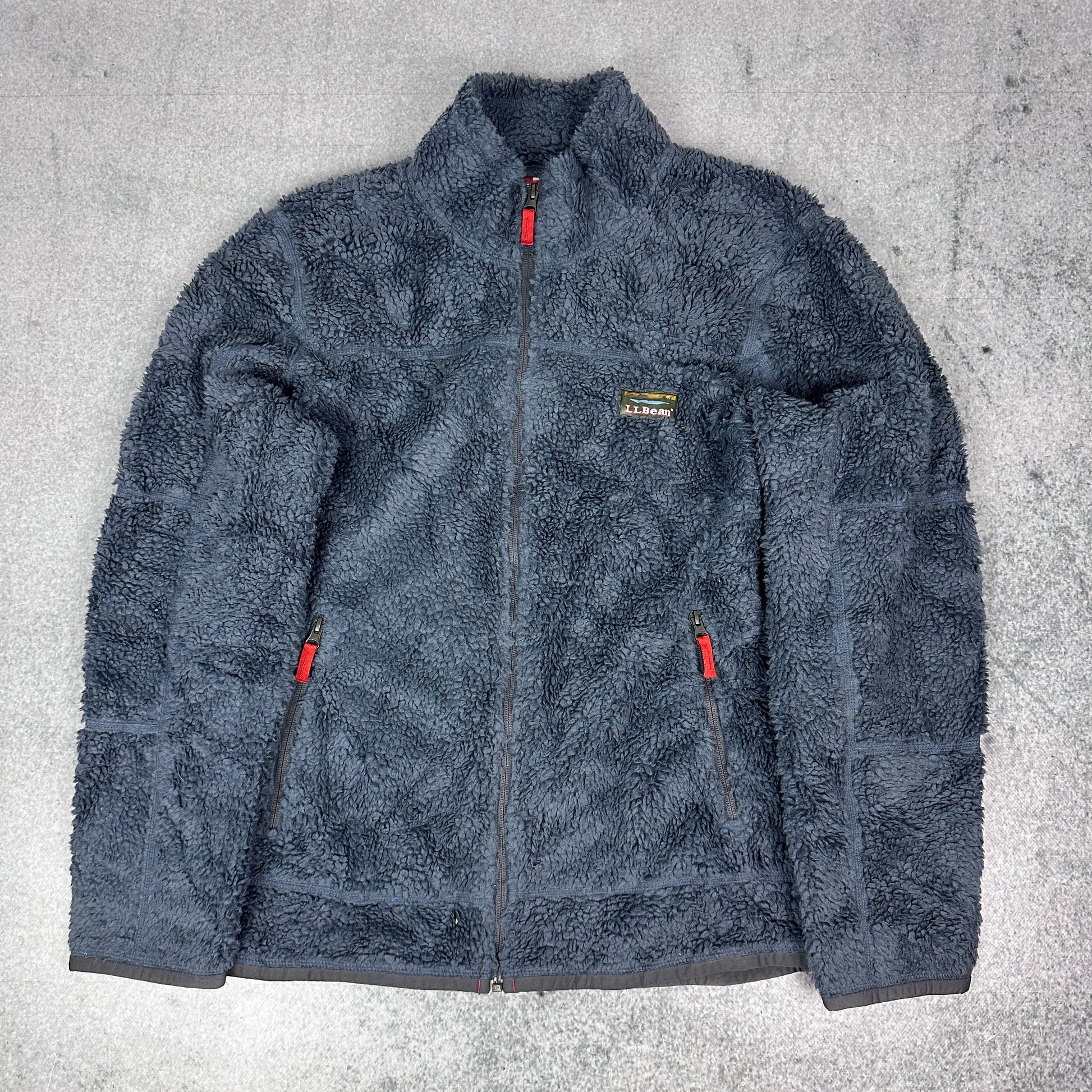 Vintage L.L.Bean Fleecejacke Grau (L)