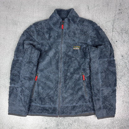 Vintage L.L.Bean Fleecejacke Grau (L)