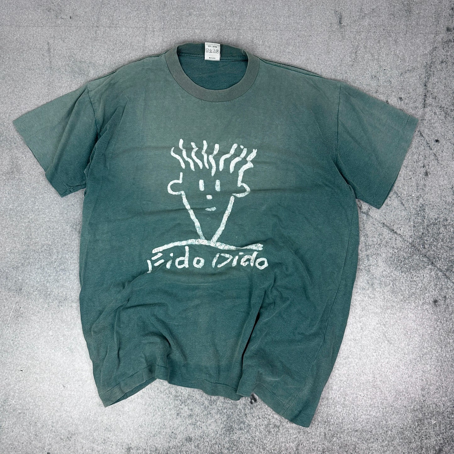 Vintage Design By Ta-ta Fido Dido Cartoon T-Shirt Grün (L)