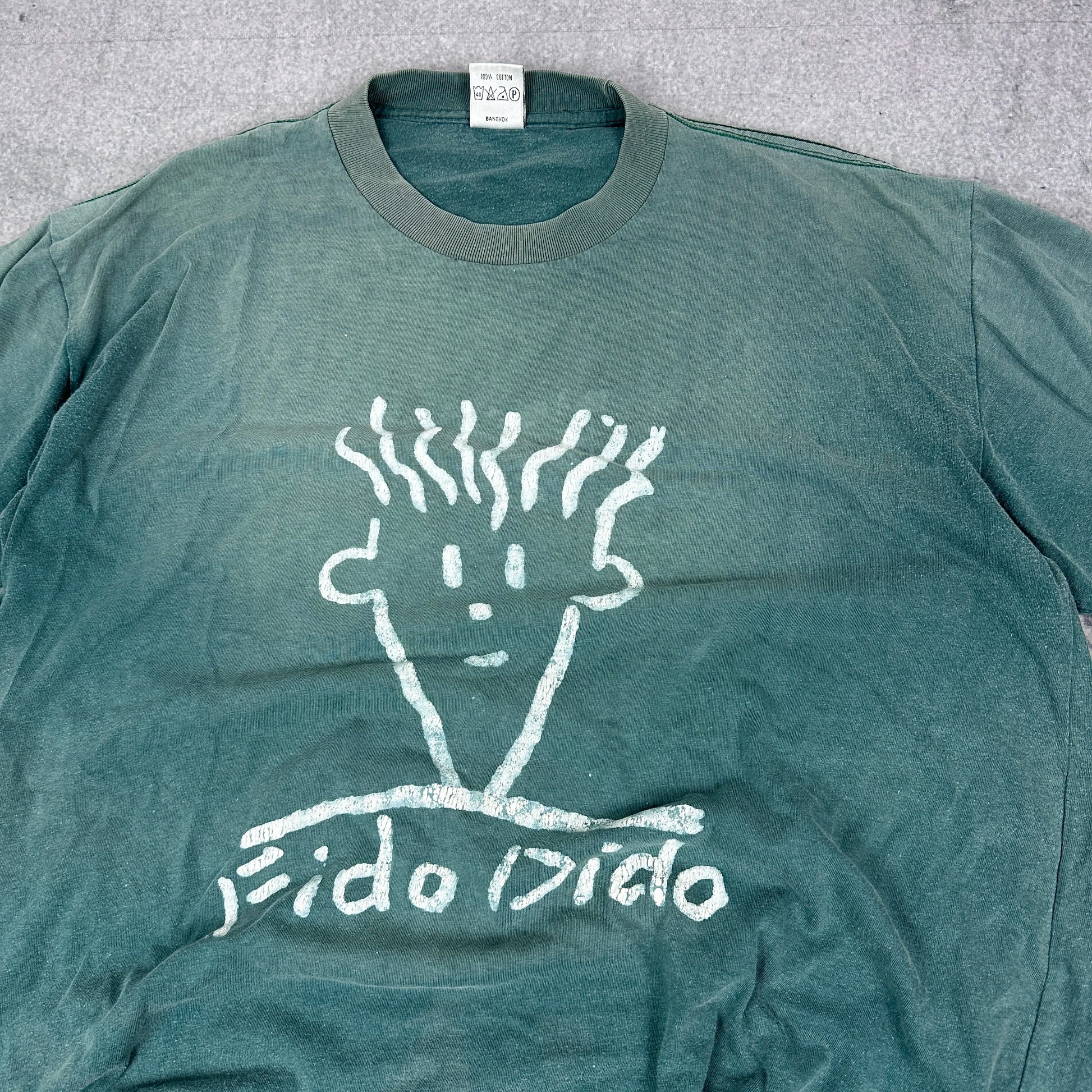 Vintage Design By Ta-ta Fido Dido Cartoon T-Shirt Grün (L)