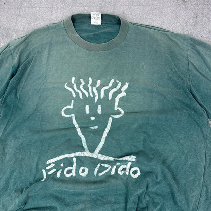 Vintage Design By Ta-ta Fido Dido Cartoon T-Shirt Grün (L)