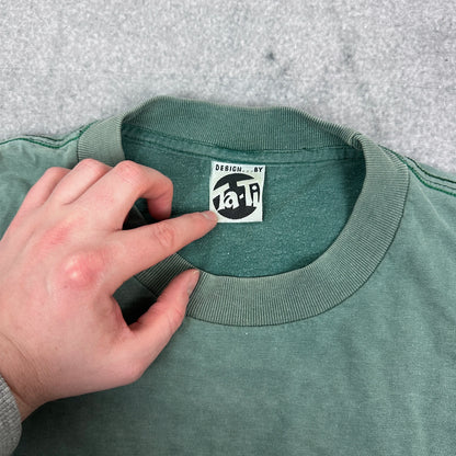 Vintage Design By Ta-ta Fido Dido Cartoon T-Shirt Grün (L)