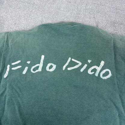 Vintage Design By Ta-ta Fido Dido Cartoon T-Shirt Grün (L)