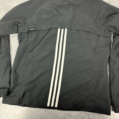 Vintage Adidas Windbreaker / Trainingsjacke Schwarz (M)