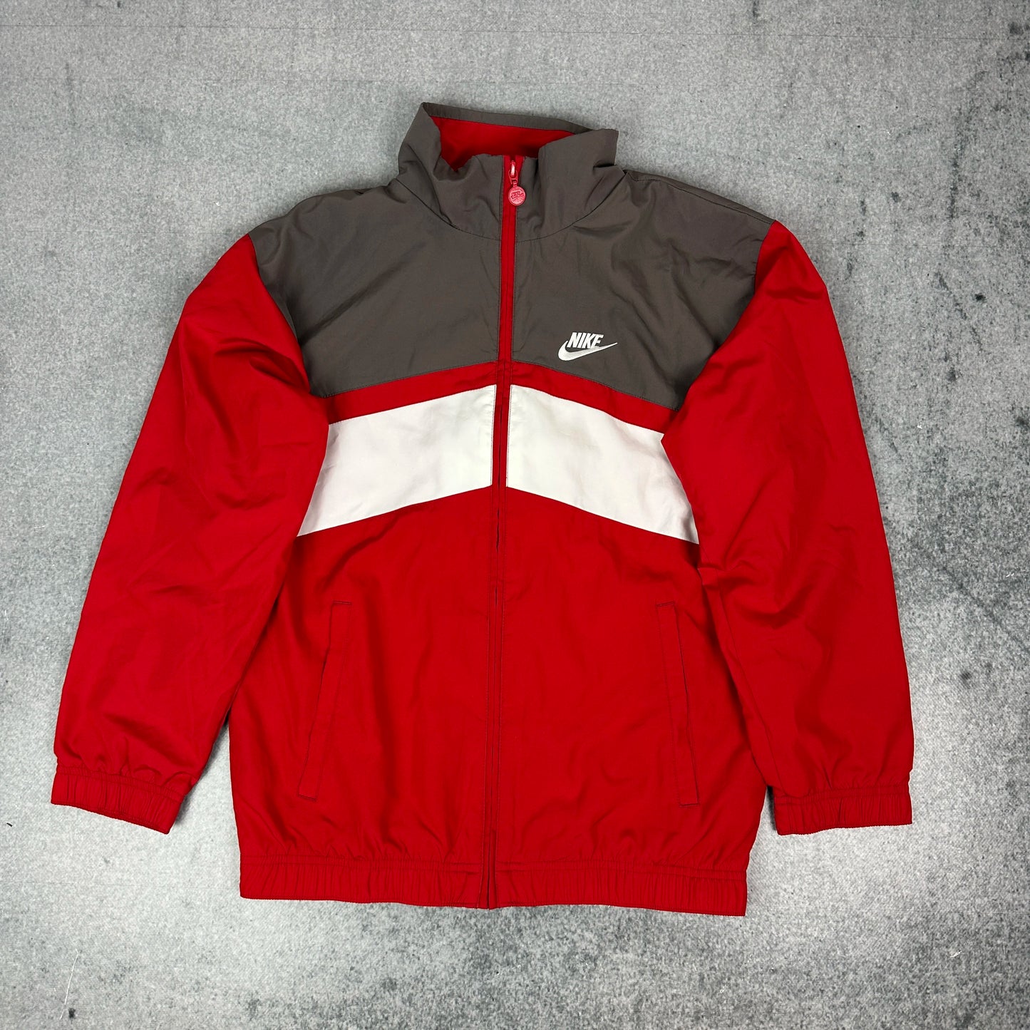 Vintage Nike Trainingsjacke Rot (S)