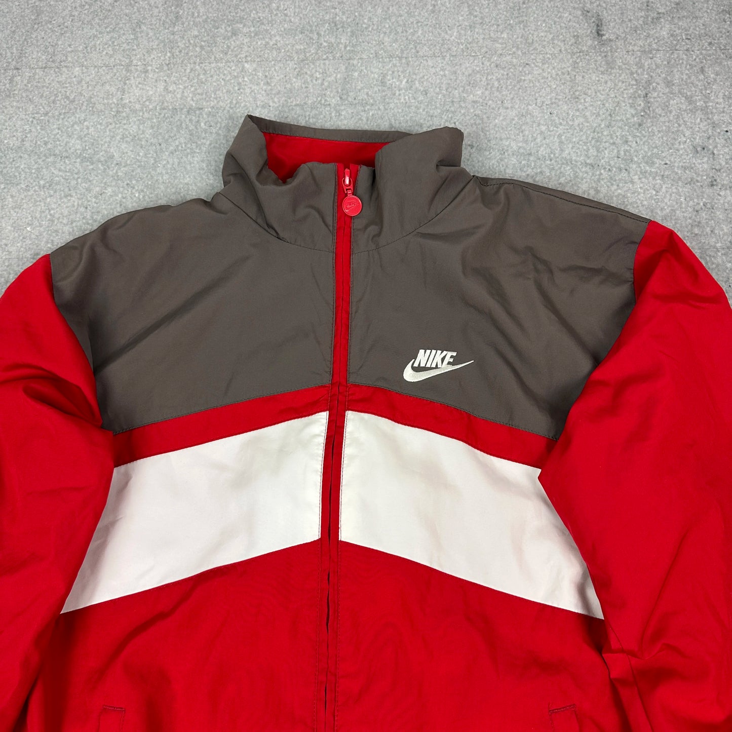 Vintage Nike Trainingsjacke Rot (S)