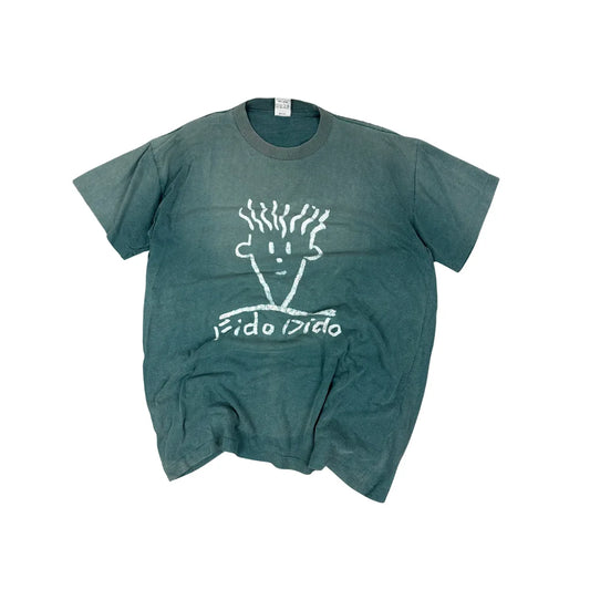 Vintage Design By Ta-ta Fido Dido Cartoon T-Shirt Grün (L)