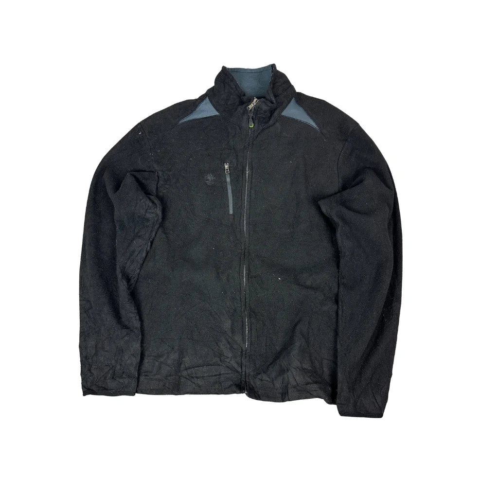 Vintage Timberland Fleecejacke Schwarz (L)