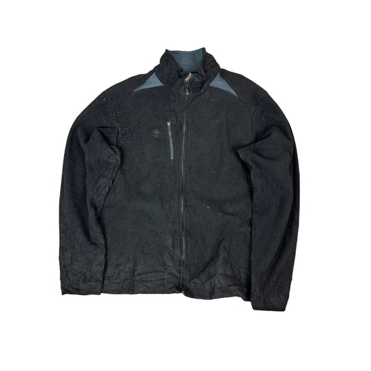 Vintage Timberland Fleecejacke Schwarz (L)