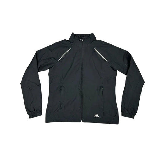 Vintage Adidas Windbreaker / Trainingsjacke Schwarz (M)