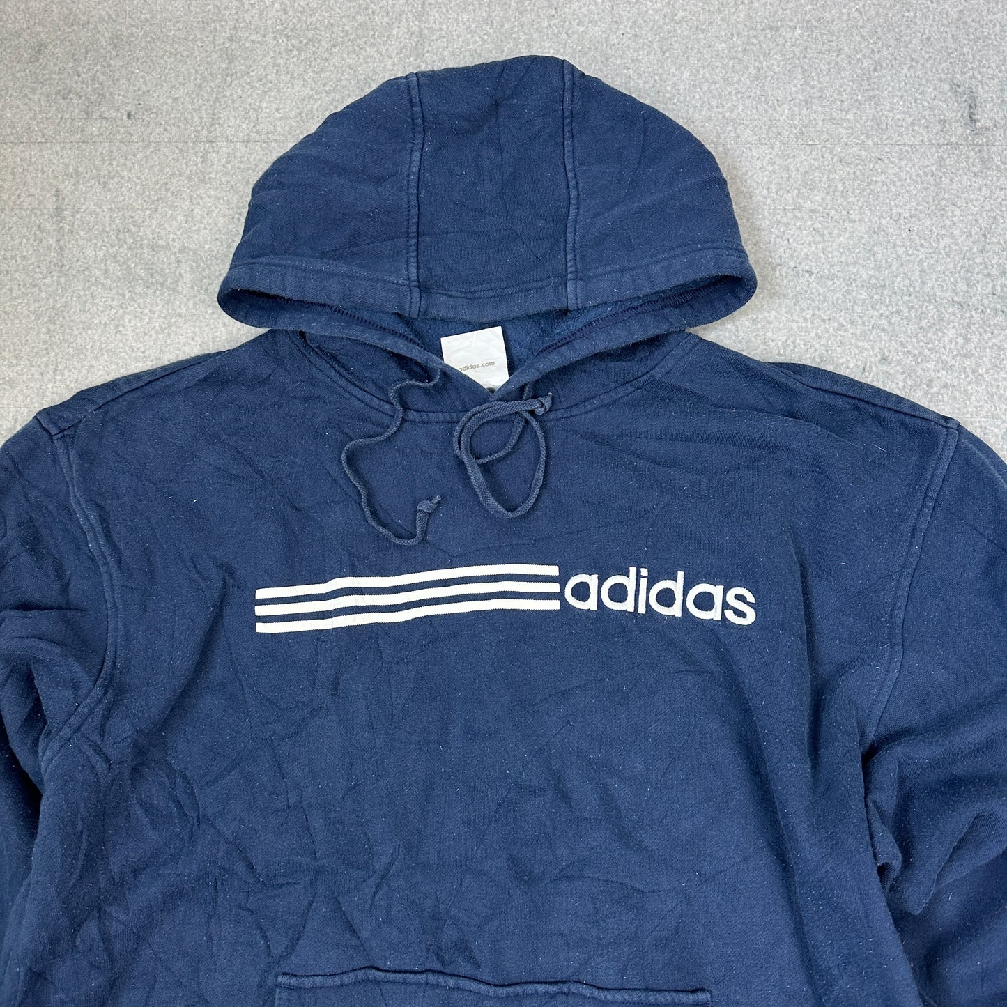 Vintage Adidas Hoodie Marineblau (L)