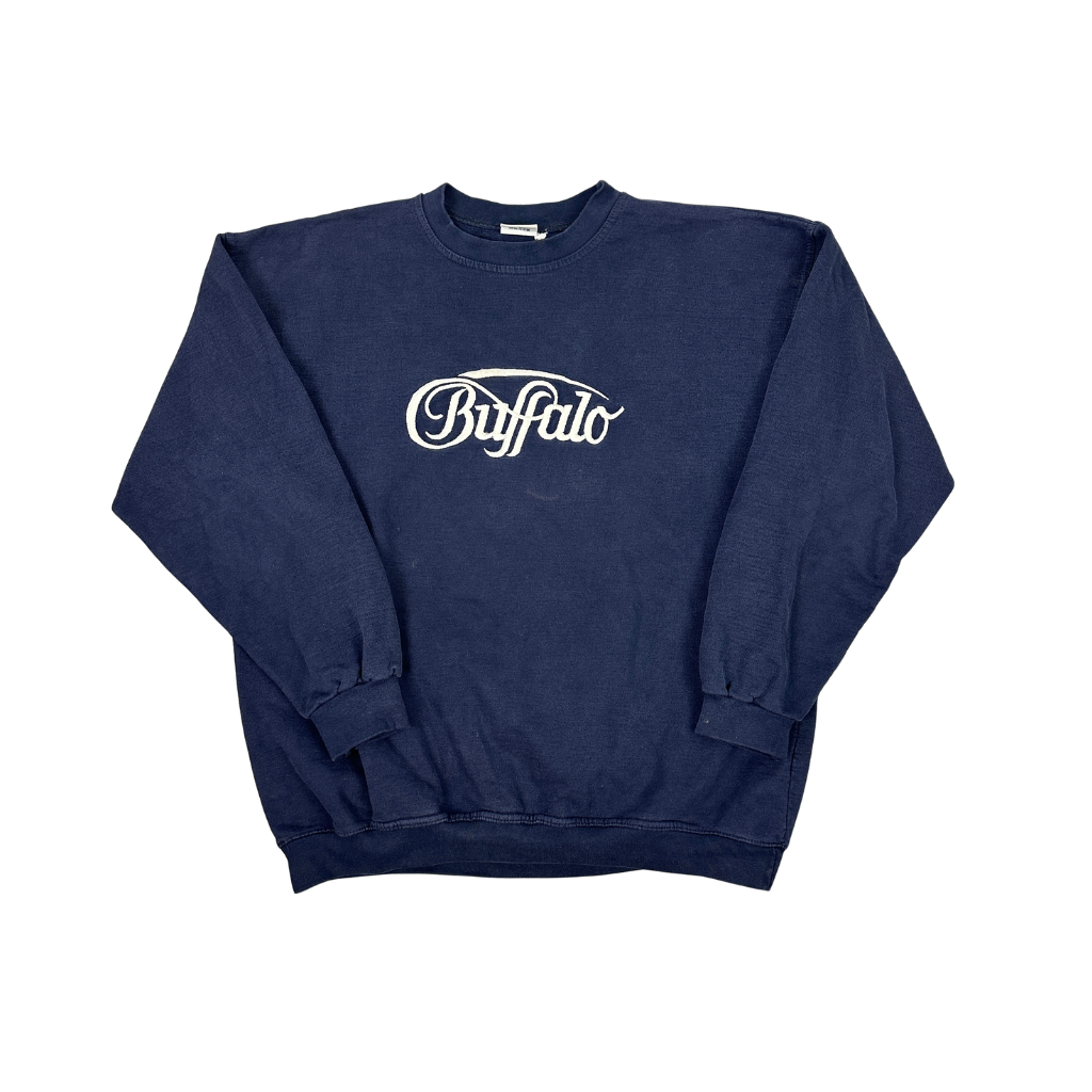 Vintage Buffalo Collection Sweater Marineblau (M)