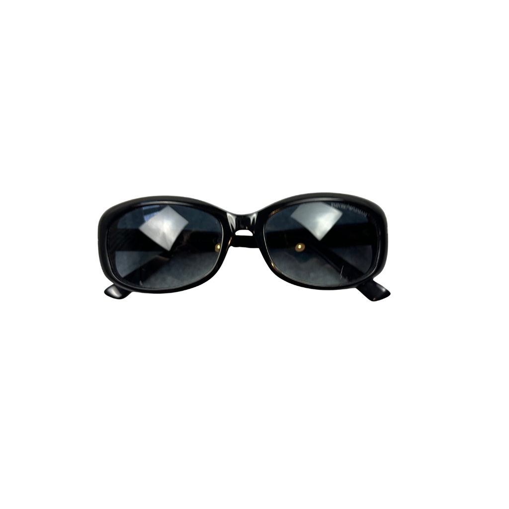Vintage Emporio Armani Sonnenbrille Schwarz
