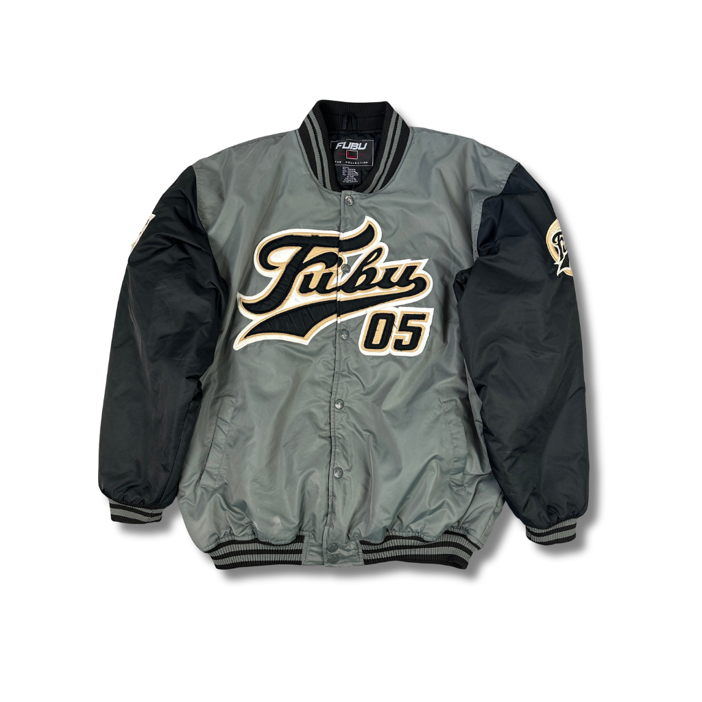 Vintage 90er Jahre Fubu Collegejacke (XXL)