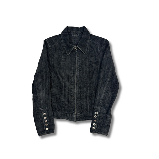Cordjacke Schwarz (S)