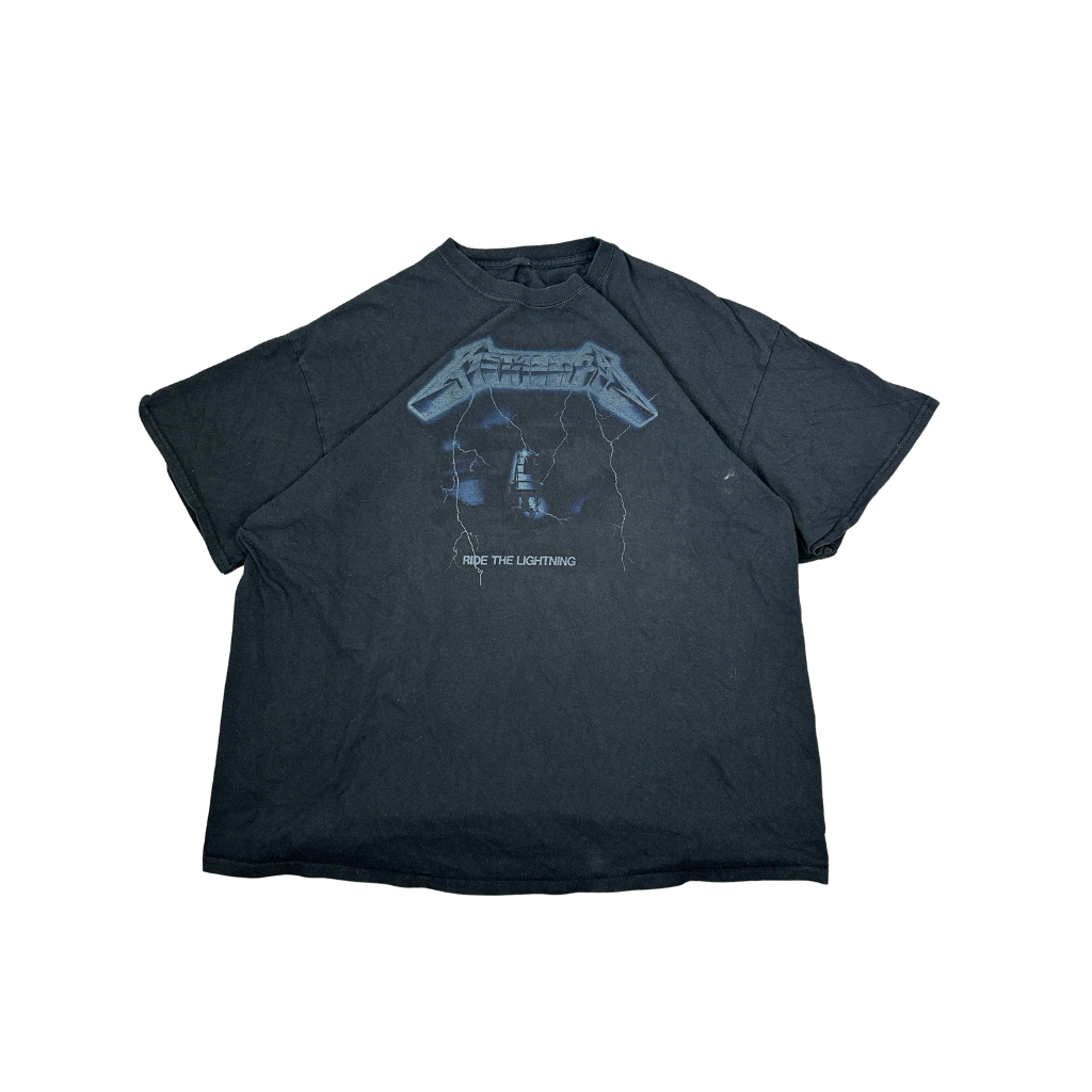 Metallica “Ride The Lightning” Faded Band T-Shirt (XL)