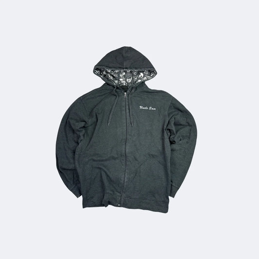 Vintage Zip-Jacke Grau (S)