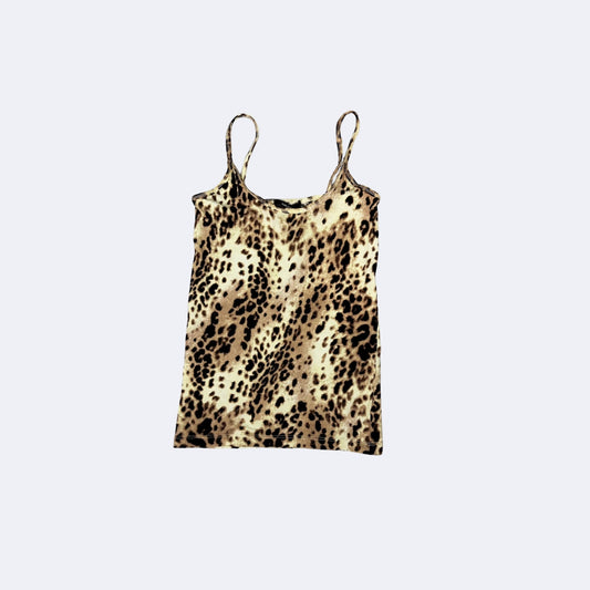 Y2K Leopard Print Cami – Sexy Animal Print Top | MANGO Suit (XS/S)