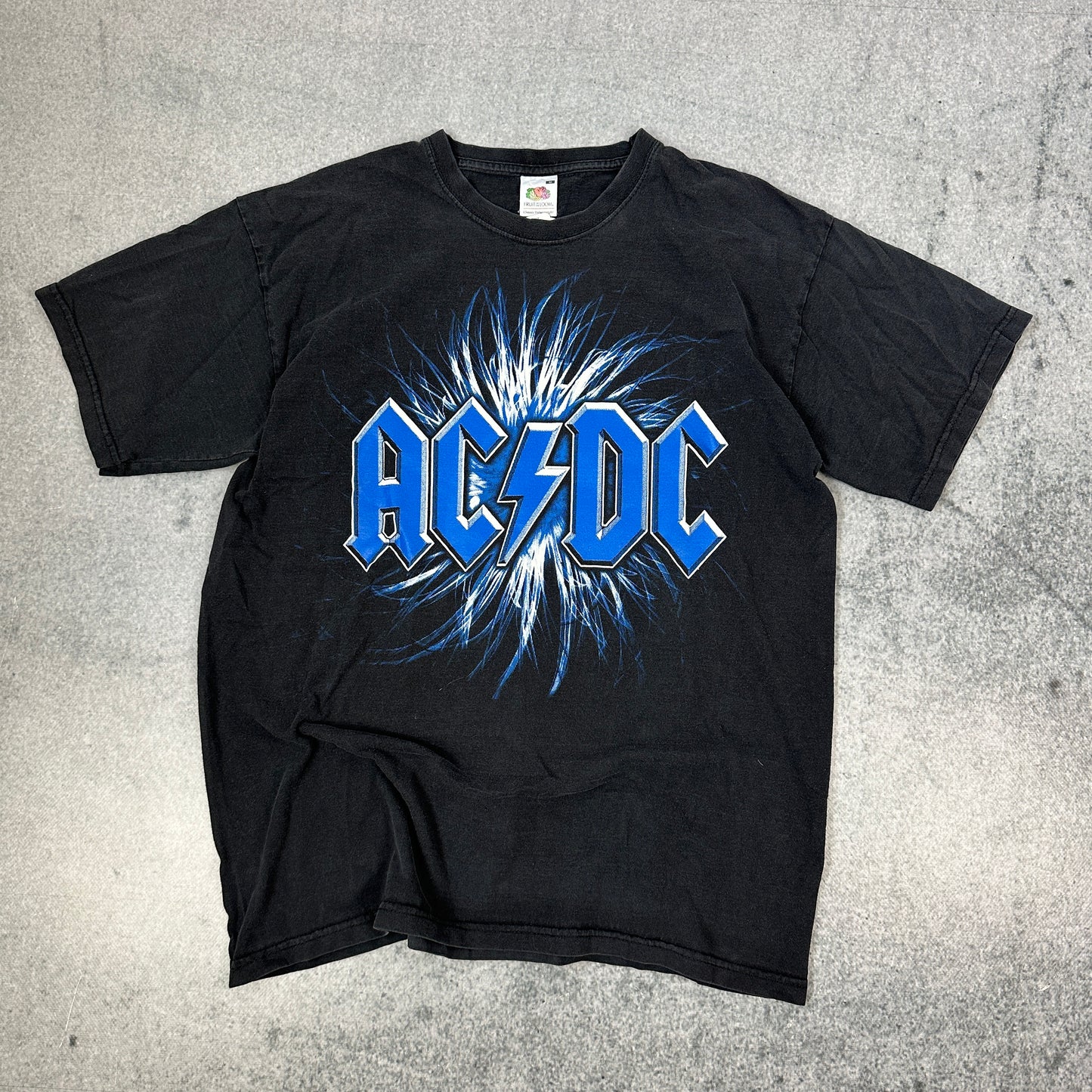 Fruit Of The Loom AC/DC T-Shirt Schwarz (M)