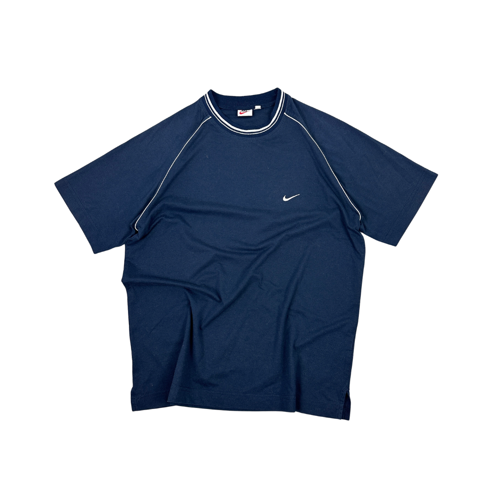Vintage Nike T-Shirt Marineblau (M-L)