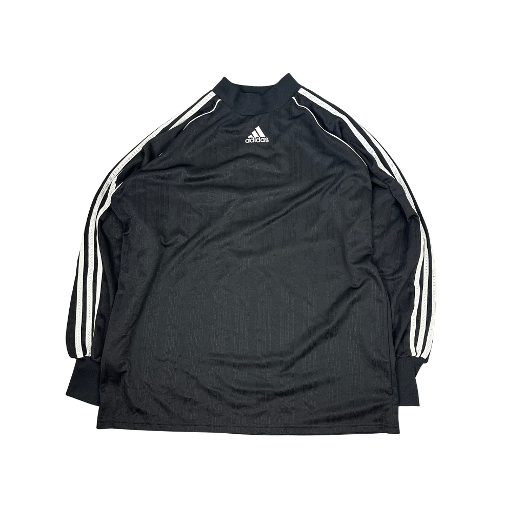 Vintage 80er Jahre Adidas Torwart Trikot Schwarz (L)