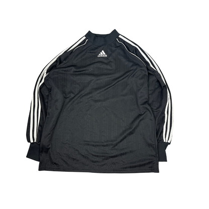 Vintage 80er Jahre Adidas Torwart Trikot Schwarz (L)